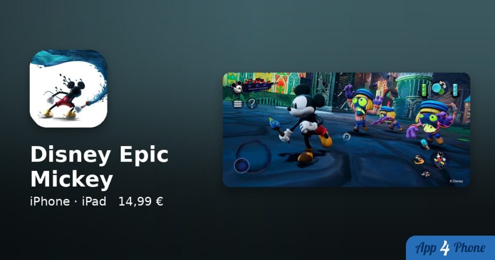 Disney Epic Mickey: Rebrushed sur iPhone, iPad