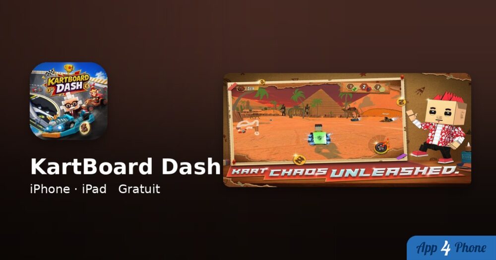 KartBoard Dash sur iPhone, iPad