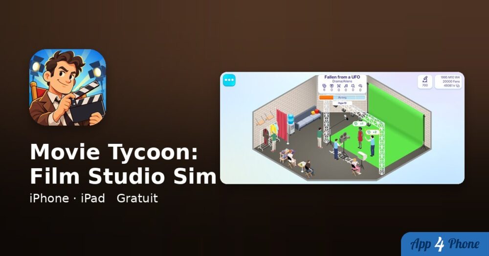 Movie Tycoon: Film Studio Sim sur iPhone, iPad