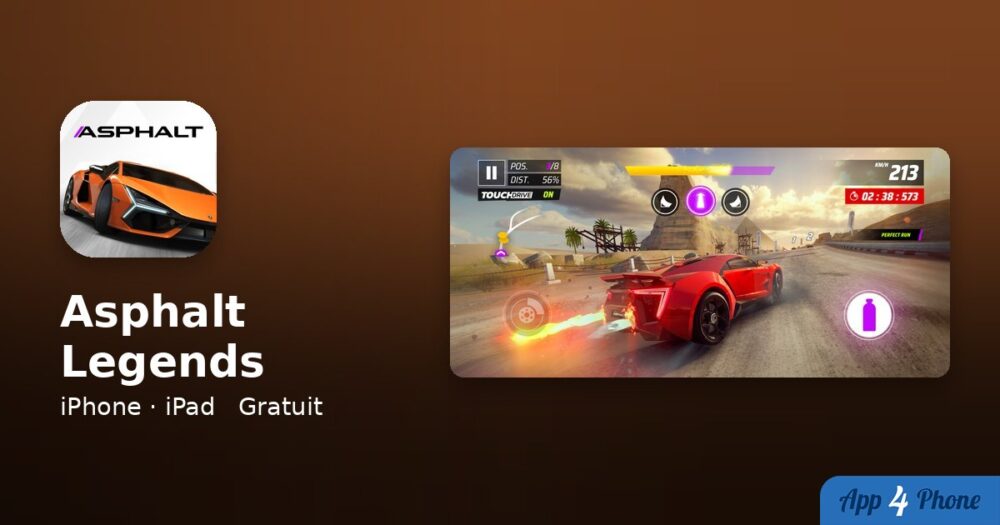 Asphalt Legends - Racing Game sur iPhone, iPad