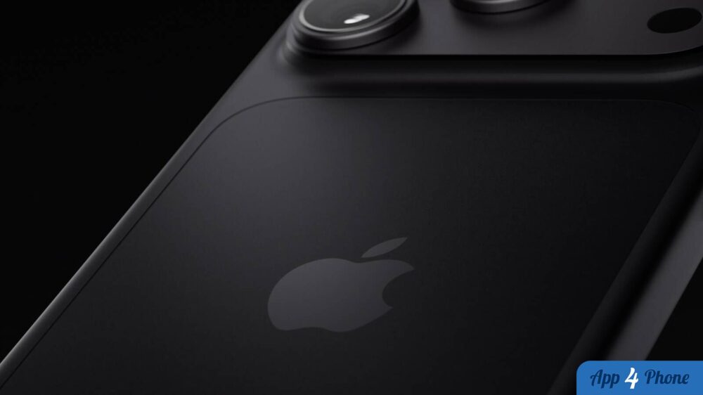 Gros plan sur le dos noir d’un iPhone 18 Pro