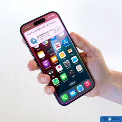 iPhone affichant l’écran d’accueil d’iOS avec ses applications
