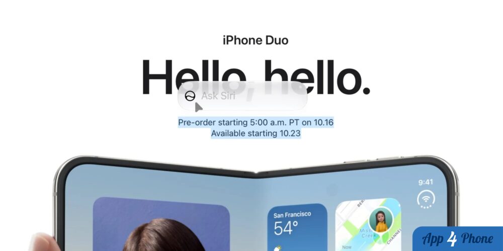 Texte sélectionné avec la fenêtre « Ask Siri » affichée