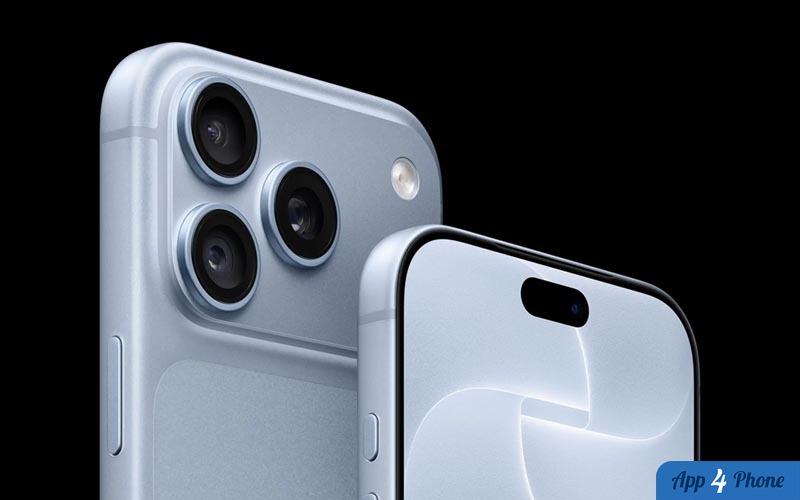 Deux iPhone Pro argentés, vus de face et de dos