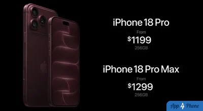 iPhone 18 Pro et Pro Max présentés avec leurs prix