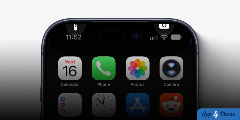 Écran d’accueil d’un iPhone sous iOS 27