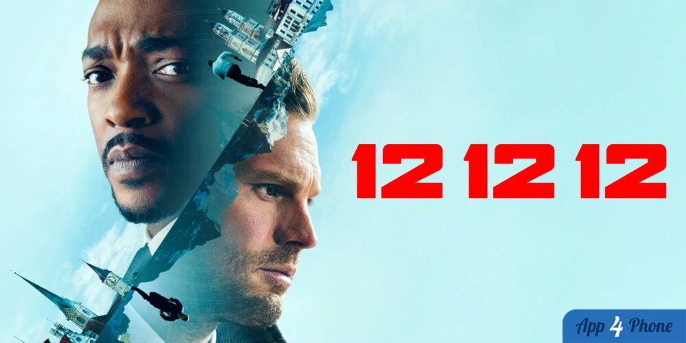 Affiche de la série 12 12 12 montrant deux visages et des gratte-ciel