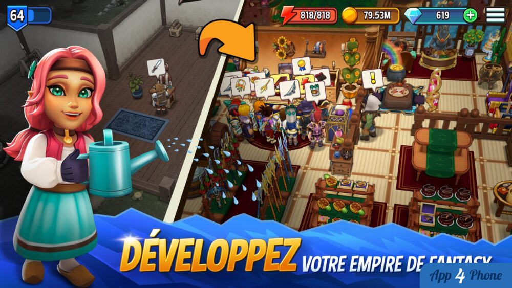 Shop Titans : Crafting Tycoon — capture d'écran