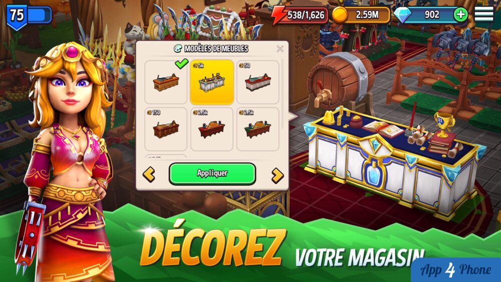 Shop Titans : Crafting Tycoon — capture d'écran