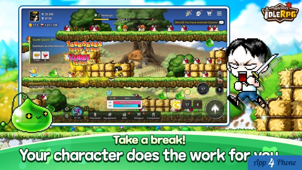 MapleStory : Idle RPG — capture d'écran