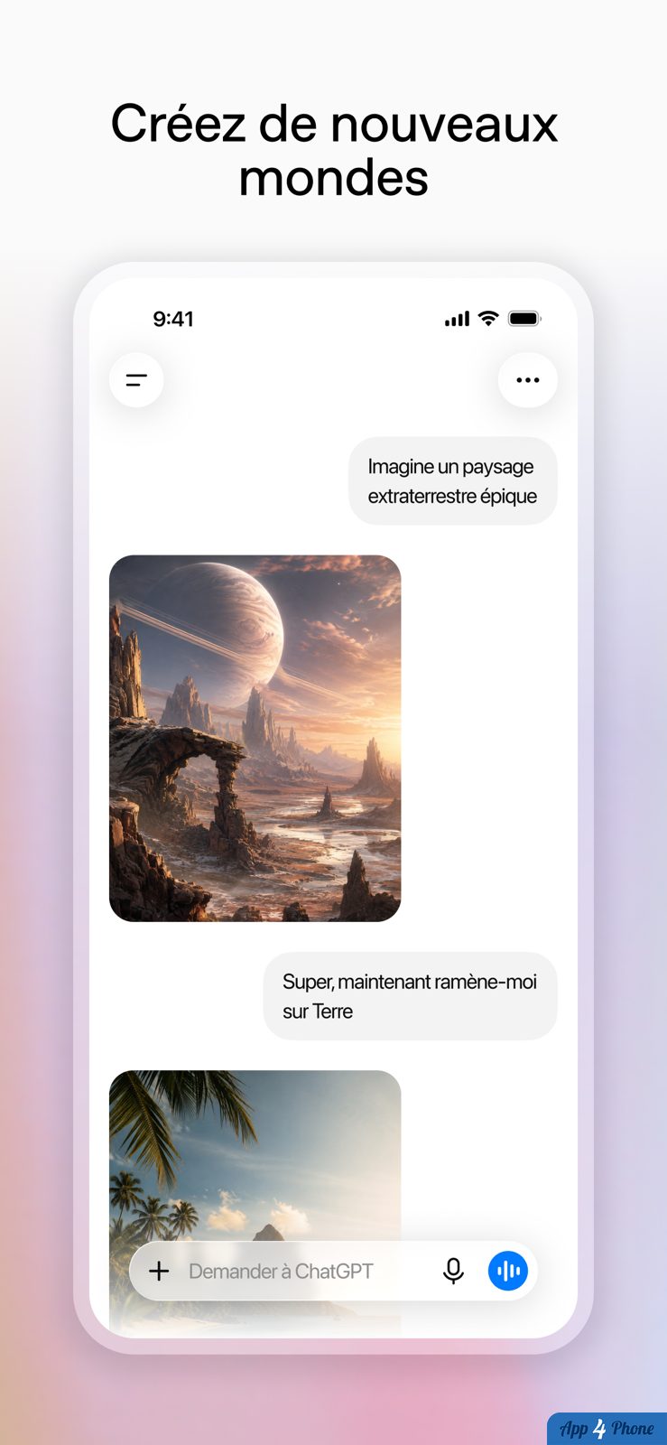 ChatGPT — capture d'écran