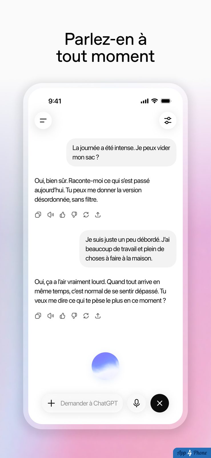 ChatGPT — capture d'écran