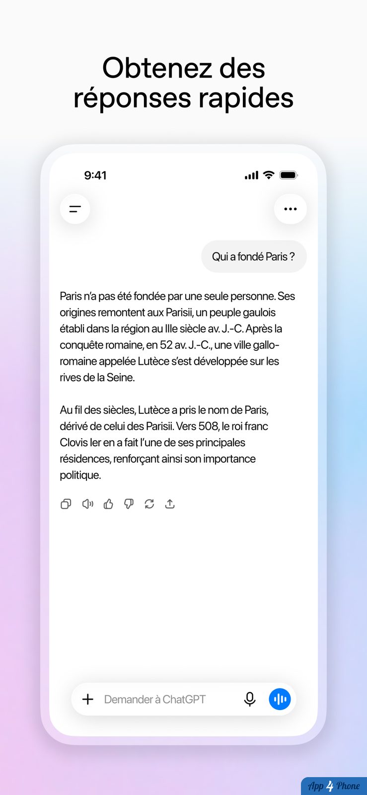 ChatGPT — capture d'écran
