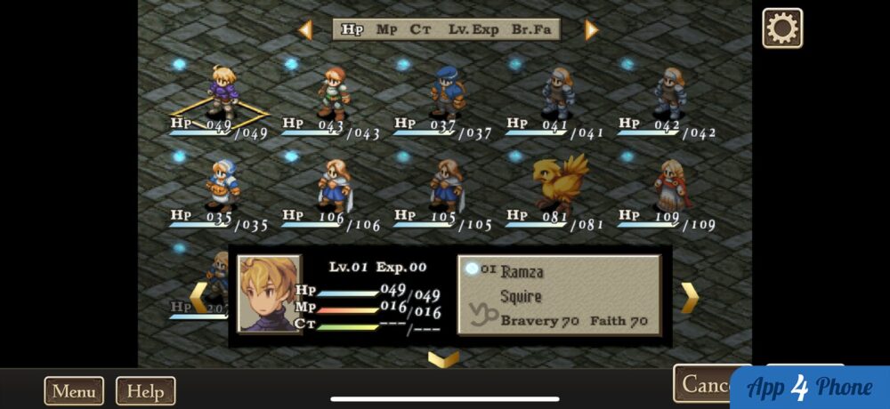 FINAL FANTASY TACTICS :WotL — capture d'écran
