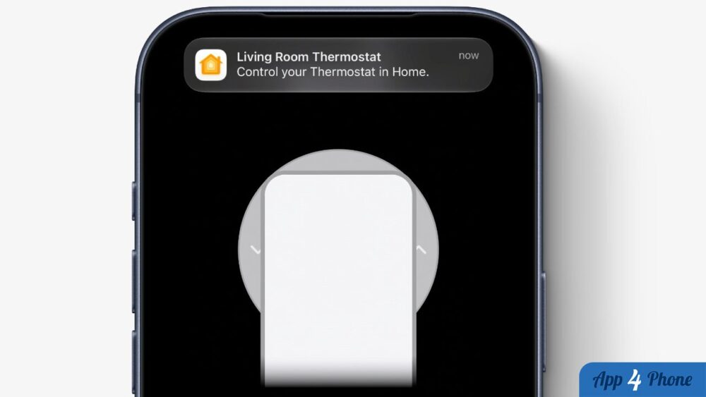 Illustration : An iPhone near an LG home accessory will trigger a helpful Dynamic Island hint