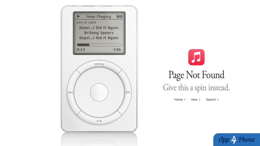 Illustration : Apple Music has hidden a classic & interactive iPod online