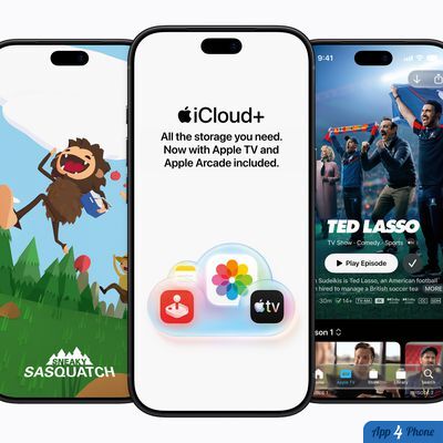 iCloud+ affiché sur plusieurs iPhone avec des services Apple