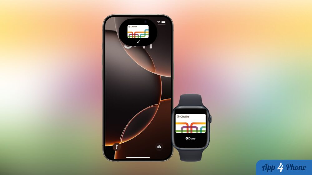 iPhone et Apple Watch affichant une carte Charlie dans Wallet