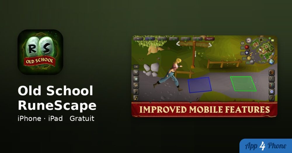 Old School RuneScape sur iPhone, iPad