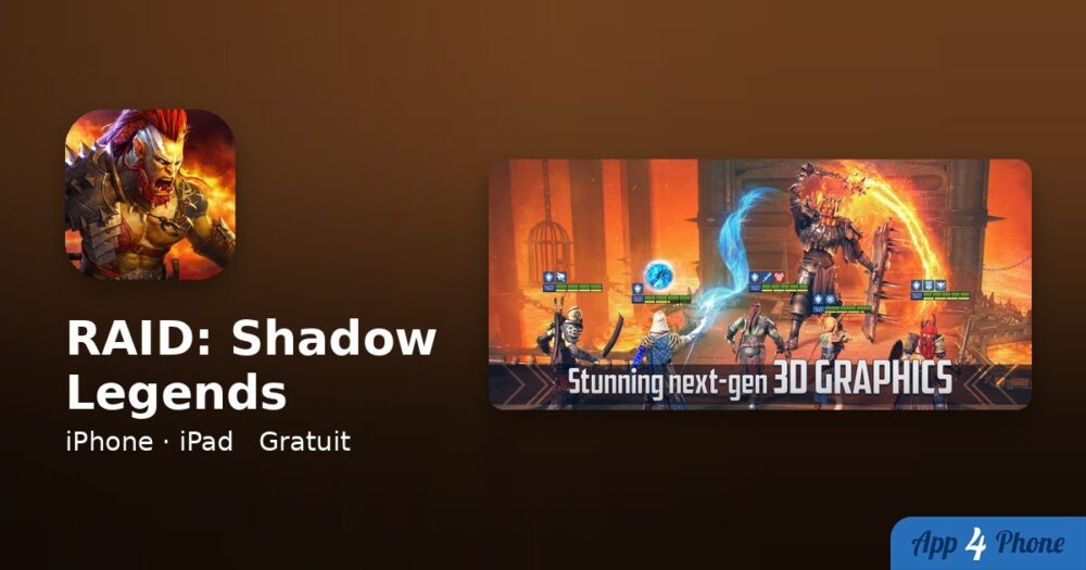 RAID: Shadow Legends sur iPhone, iPad