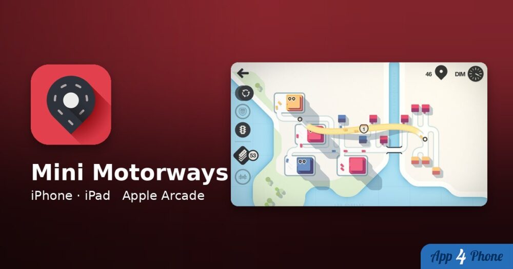 Mini Motorways sur iPhone, iPad