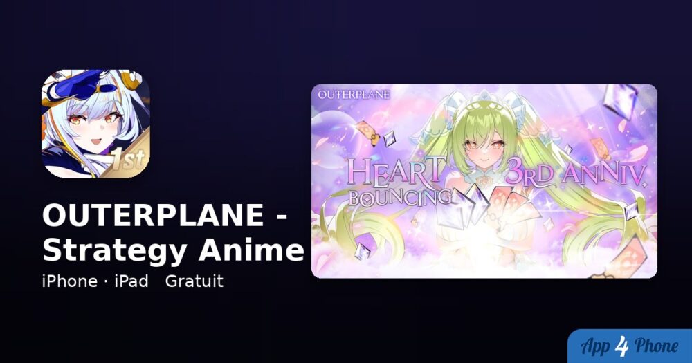 OUTERPLANE - Strategy Anime sur iPhone, iPad