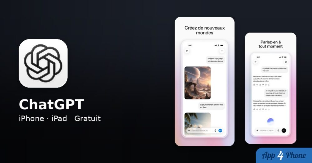 ChatGPT sur iPhone, iPad