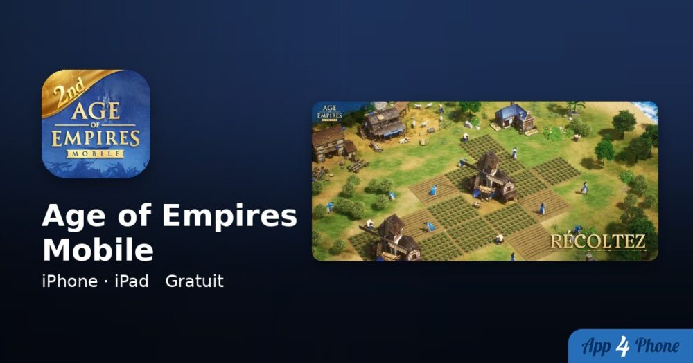Age of Empires Mobile sur iPhone, iPad