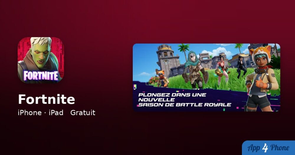 Fortnite sur iPhone, iPad