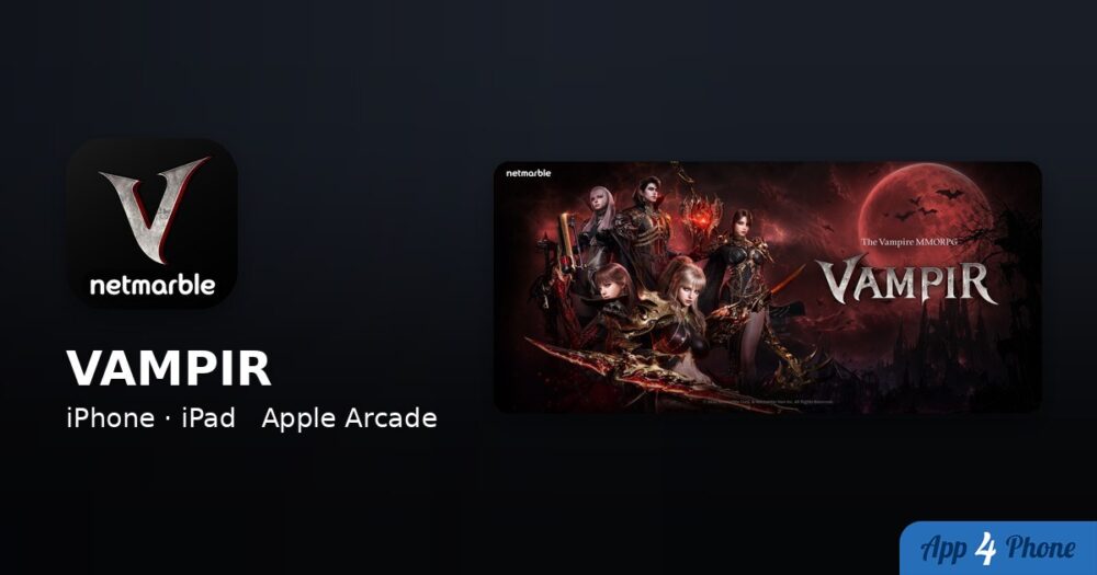 VAMPIR sur iPhone, iPad