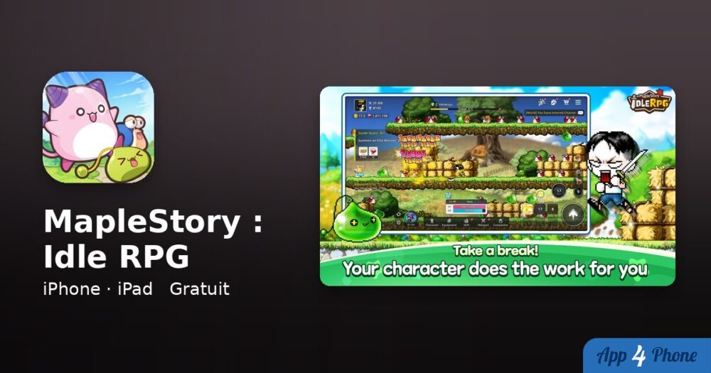 MapleStory : Idle RPG sur iPhone, iPad