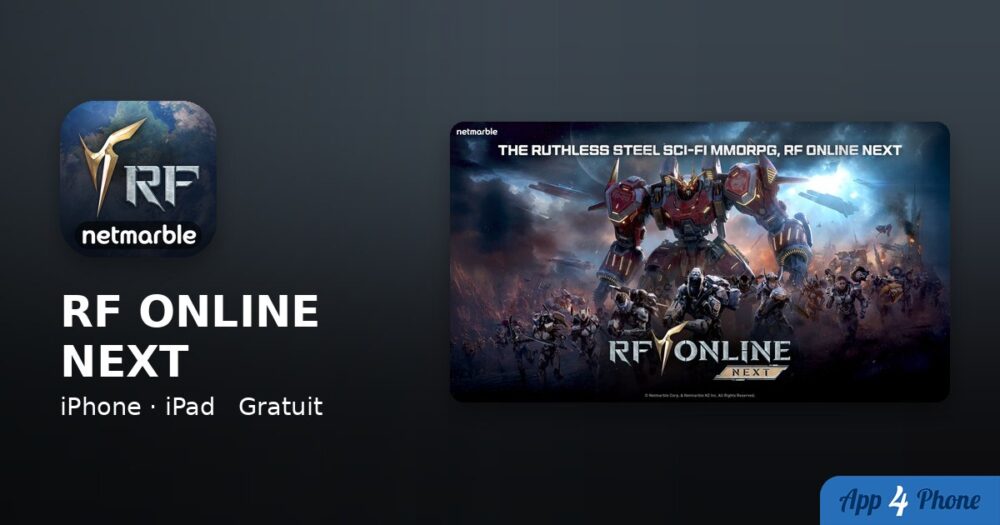RF ONLINE NEXT sur iPhone, iPad