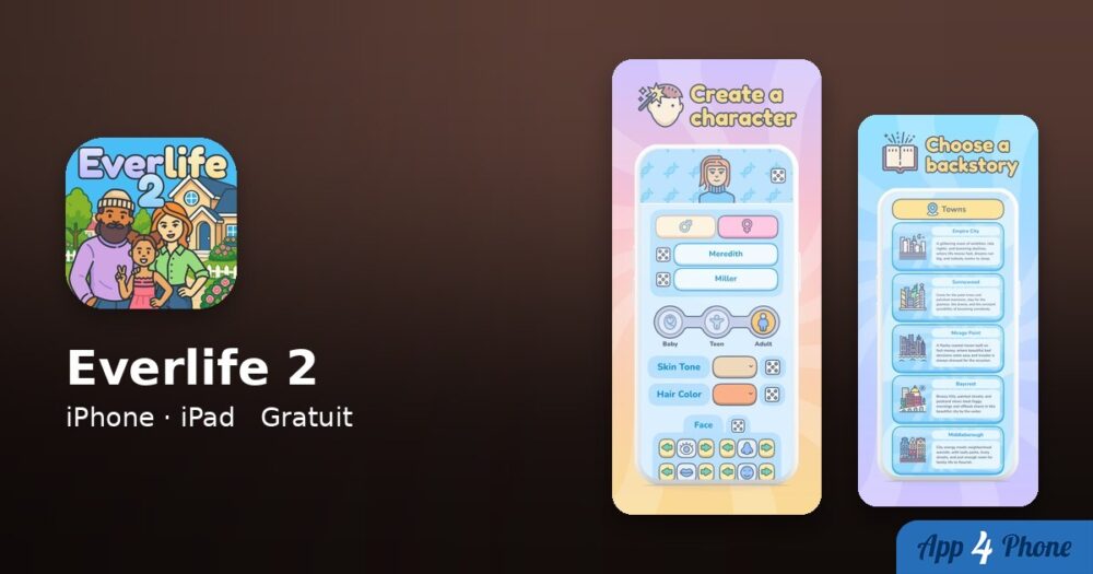 Everlife 2: Simulation de vie sur iPhone, iPad