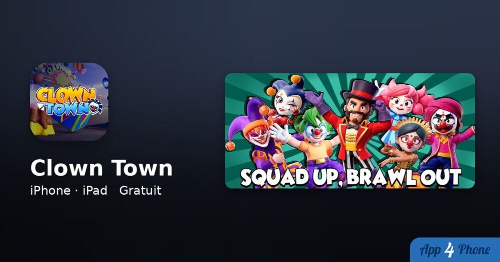 Clown Town sur iPhone, iPad