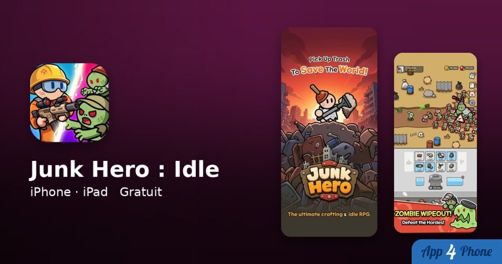 Junk Hero : Idle sur iPhone, iPad