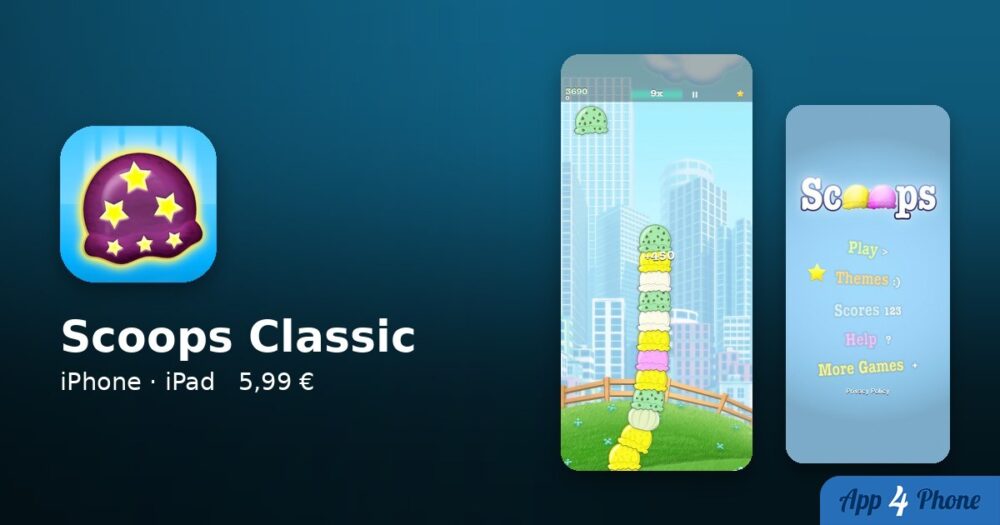 Scoops Classic sur iPhone, iPad