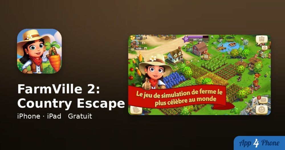 FarmVille 2: Country Escape sur iPhone, iPad
