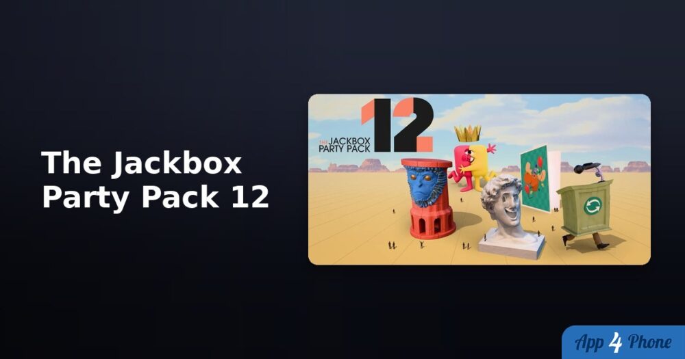 Illustration de Jackbox Party Pack 12 avec personnages loufoques