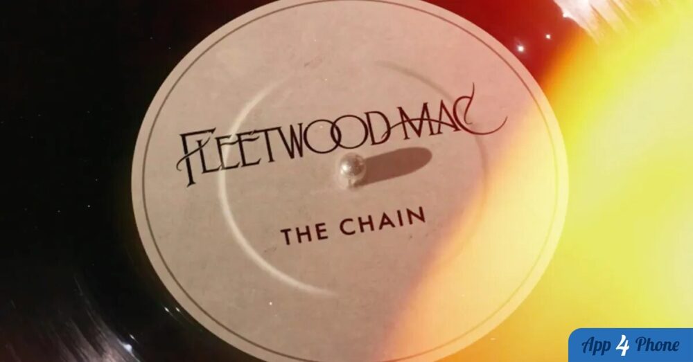 Disque vinyle Fleetwood Mac avec le titre The Chain