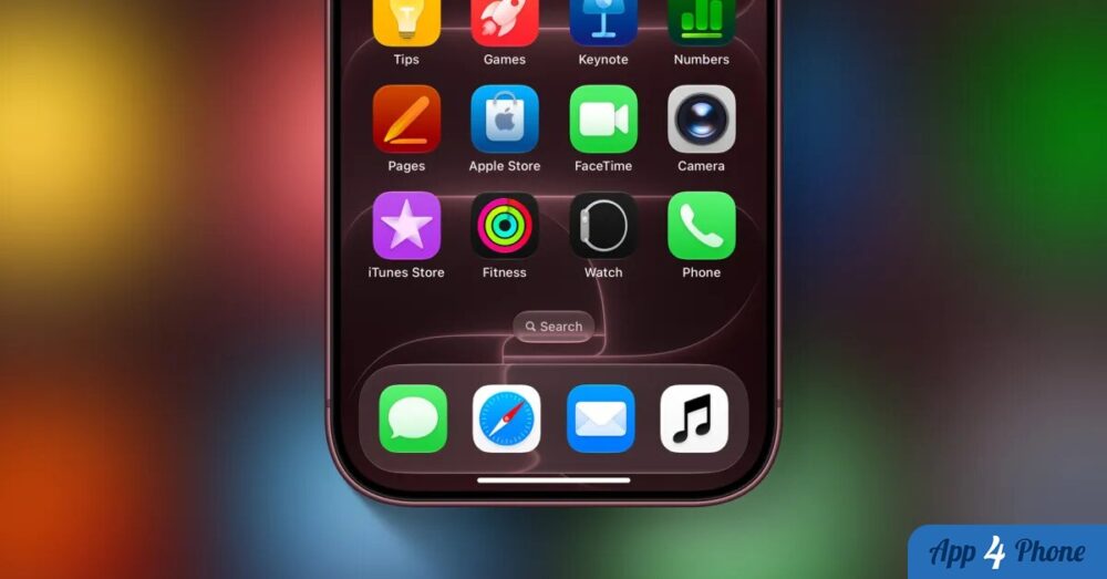 iPhone affichant la nouvelle icône de l’application Apple Music