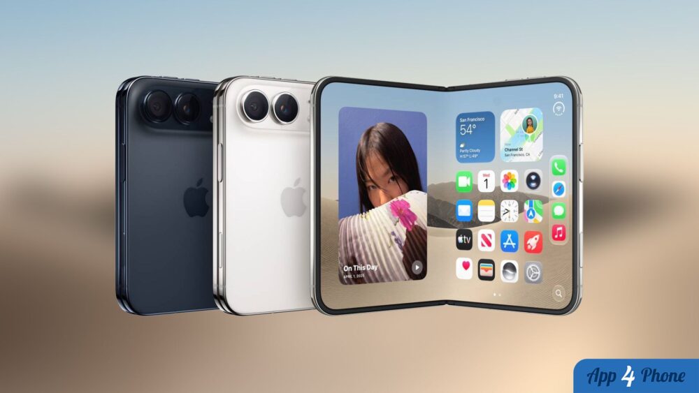 iPhone Duo plié et déplié, présenté dans plusieurs coloris