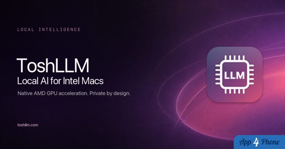 Illustration de ToshLLM, outil d’IA locale pour Mac Intel avec GPU AMD