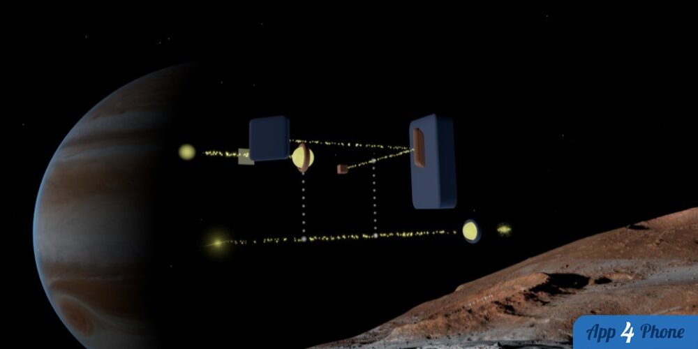Éléments géométriques d’un puzzle flottant dans l’espace
